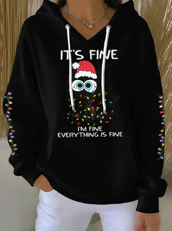 New Christmas Cat-Print Women&