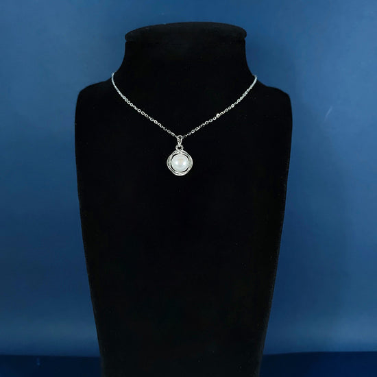 Freshwater Pearl Silver Necklace Women